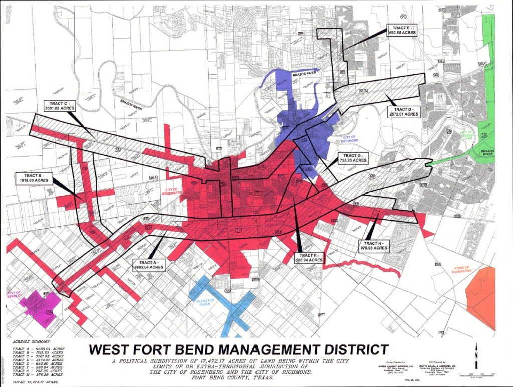 About the District West Fort Bend Management District